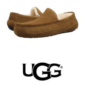 UGG Ascot 🎁 Unisex Chestnut Slippers NEW Indoor/Outdoor Men Sz 7 Women Sz 9